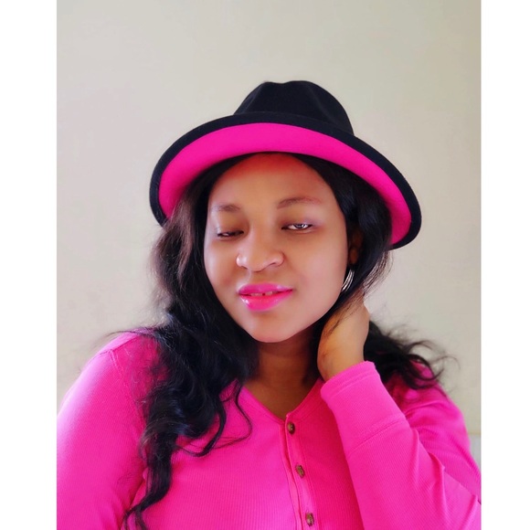 Unisex Fedora Hat two tone fedora hat cowboy hat - Picture 4 of 6